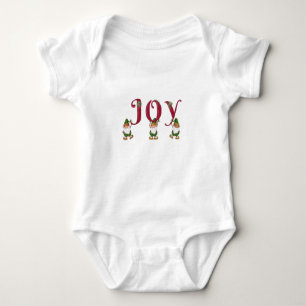 Body JOY Christmas Elves tenant des Lettres
