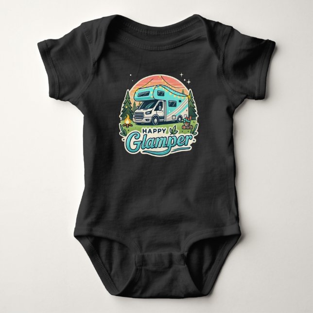 Body Joyeux Glamper Adventure Baby Bodysuit (Devant)