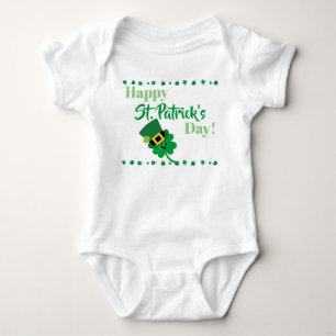 Body Joyeux Jour de l'Saint Patrick Shamrock