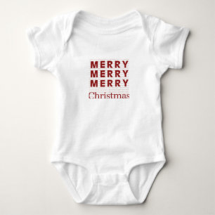 Body Joyeux, Joyeux, Joyeux, Costume bébé de Noël