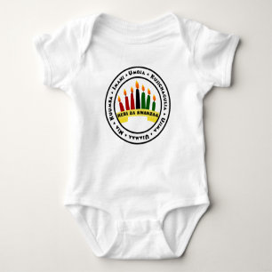 Body Joyeux Kwanzaa avec 7 principes