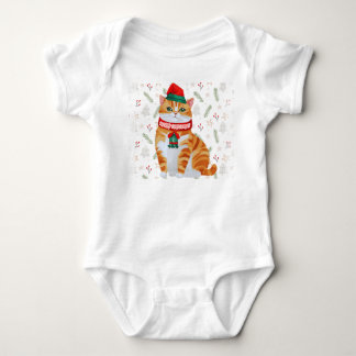 Body Joyeux Noël Happy Chat Bodysuit - Design unique