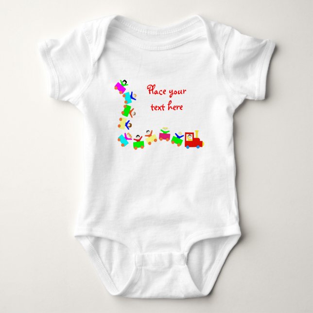Body Joyeux Train pour enfants (Devant)