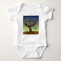 Judaica L'shanah Tovah Arbre de vie Dons Vêtements