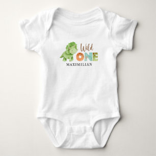 Body Jurassic Wild One 1er Anniversaire Baby Bodysuit