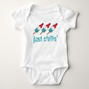 Body Juste Chillin' Rocket Pops Popsicle Patriotic USA
