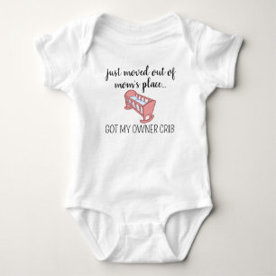 Body Juste déménagé de bébé bodysuit personnalisé Boho 