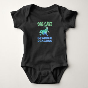 Body Juste Un Garçon Qui Aime Les Dragons Lizard À Po