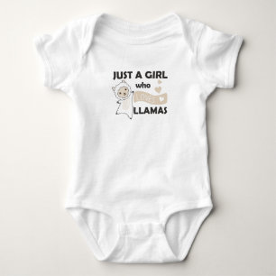 Body Juste Une Fille Qui Aime Les Llamas De Mignons Ani