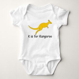 Body K est pour le T-shirt de kangourou