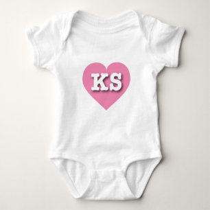 Body Kansas Coeur rose - J'aime KS