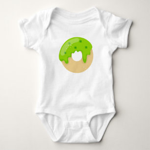 Body Kawaii Donut Mignon Glaçage Trèfle Vert Saint-Patr