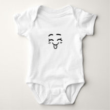 Kawaii Face Baby Bodysuit