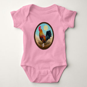 Body Key West - Rooster tzigane Vintage ovale