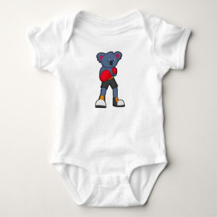 Body Koala à Boxing avec gants de boxe