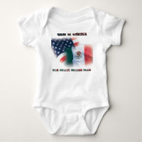 La chemise du bébé - faite en Mexicain américain