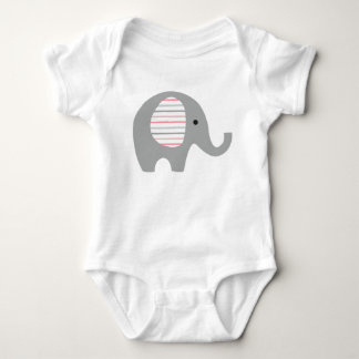 Body La combinaison de bébé avec le rose gris