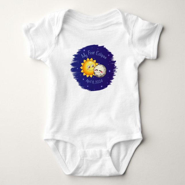 Body La combinaison de mon premier bébé Eclipse (Devant)