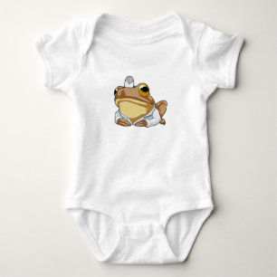 Body La grenouille comme docteur avec le manteau du doc