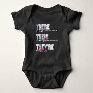 Body Là leur ils sont grammaire anglaise de T-shirt