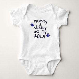 Body La maman et le papa font mon bébé bleu du