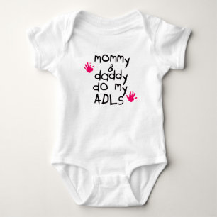 Body La maman et le papa font mon bébé rose du