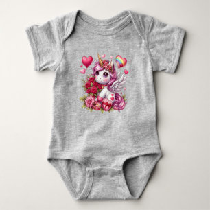Body La mignonne Saint Valentin licorne