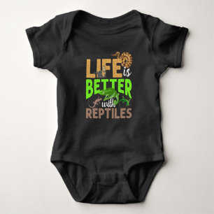 Body La vie est meilleure avec les reptiles Gecko Chame