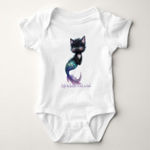 Body La vie est meilleure avec une queue. Chat avec que