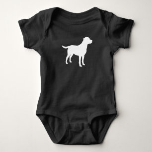 Body Labrador Dog Baby shower Lab Grey Genre neutre