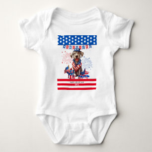 Body Labrador Retriever Happy 4 juillet Independence