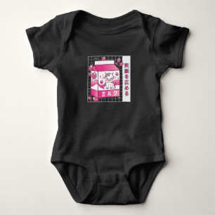 Body Lait de fraise nippon Carton Vache mignonne