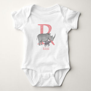 Body L'animal ABC R est pour le boitier pour bébé rhino