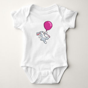 Body Lapin avec ballon