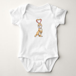 Body Lapin avec coeur