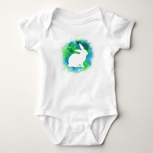 Body Lapin bleu vert (Devant)