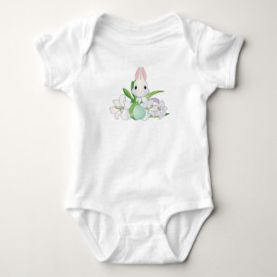 Body Lapin de Pâques et lis