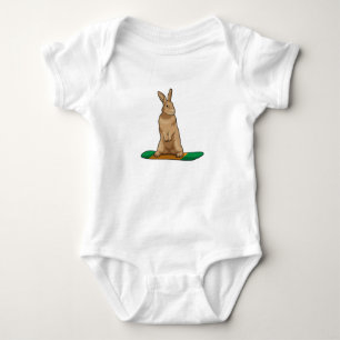 Body Lapin en Snowboard avec Snowboard
