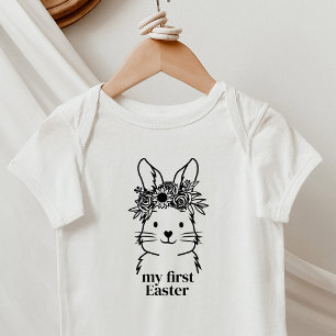 Body Lapin Floral Ma première Pâques