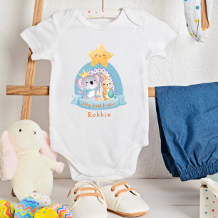 Body Lapin Lapin Koala Baby Garçon Arc-en-ciel Première