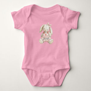 Body Lapin Mignon Arc en Coeur