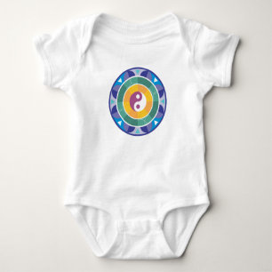 Body L'arc-en-ciel spirituel de mandala colore des