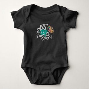 Body L'art est mon sport favori Splash vert
