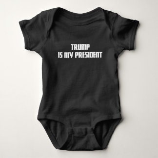 Body L'atout est mon Président Red Baby Snap Tee