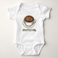 Latte de la coupe de café KID SEATTLE de Washingto