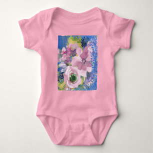 Body Lavender Blues Aquarelle Parties scintillant flora