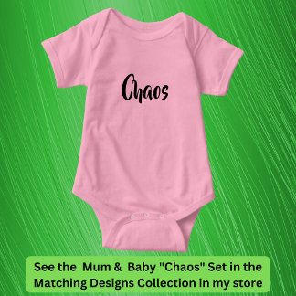 Body Le Chaos Me Suit Partout, Mère Enfant Correspondan