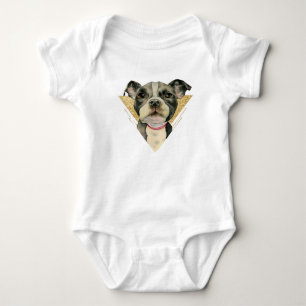 Body Le "chiot observe" l'aquarelle de chien de pitbull