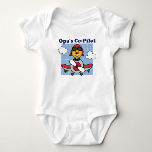 Body Le copilote d'Opa - Avion mignon