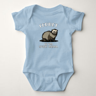 Body Le furet mignon de belette est mon animal d'esprit